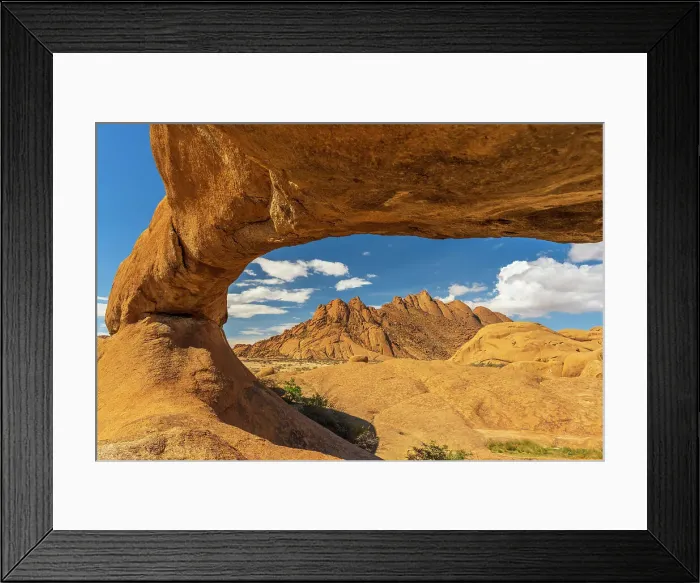 Framed Print : Africa, Namibia. The rock arch near to the Spitzkoppe Framed Print : Africa, Namibia. The rock arch near to the Spitzkoppe
