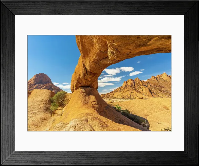 Framed Print : Africa, Namibia. The rock arch near to the Spitzkoppe Framed Print : Africa, Namibia. The rock arch near to the Spitzkoppe