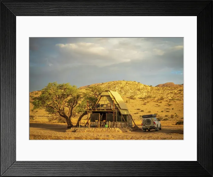Framed Print : Africa, Namibia. Namib Naukluft area. A tent in Camp Gecko Framed Print : Africa, Namibia. Namib Naukluft area. A tent in Camp Gecko