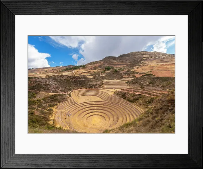 Framed Print : Ancient Inca terrace fields at Moray, Maras, Sacred Valley, Cuzco Region, Peru Framed Print : Ancient Inca terrace fields at Moray, Maras, Sacred Valley, Cuzco Region, Peru