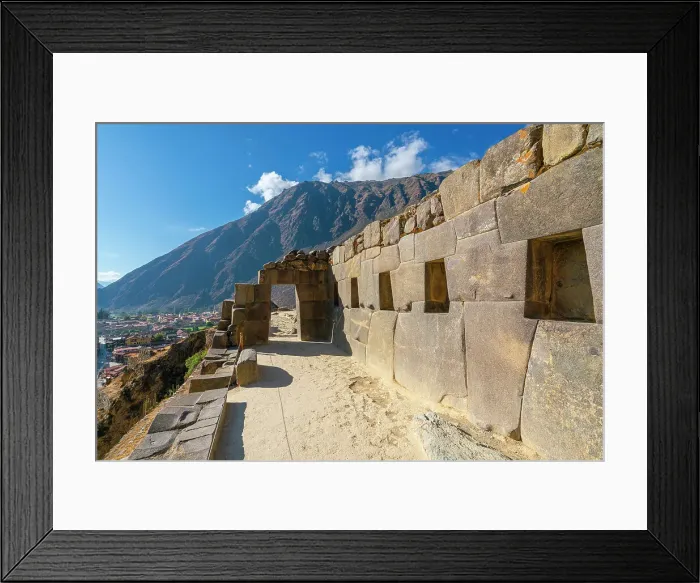 Framed Print : Gate of the Ten Alcoves at Inca ruins of Ollantaytambo, Ollantaytambo District, Urubamba Province, Cuzco Region, Peru Framed Print : Gate of the Ten Alcoves at Inca ruins of Ollantaytambo, Ollantaytambo District, Urubamba Province, Cuzco Region, Peru