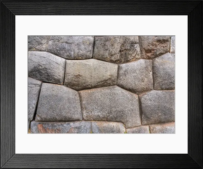 Framed Print : Detail of stone wall at Inca fortress of Sacsayhuaman, Cusco Province, Cuzco Region, Peru Framed Print : Detail of stone wall at Inca fortress of Sacsayhuaman, Cusco Province, Cuzco Region, Peru