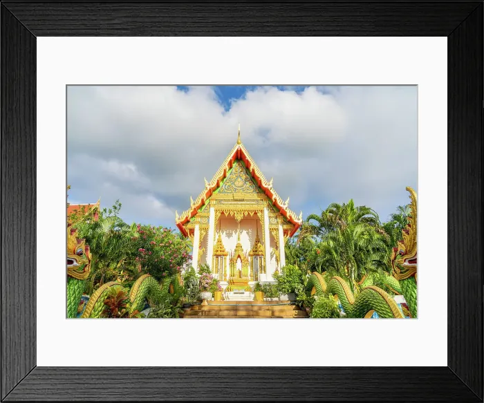 Framed Print : Wat Karon, Karon, Phuket, Thailand
