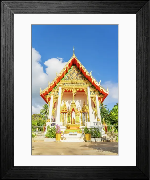 Framed Print : Wat Karon, Karon, Phuket, Thailand