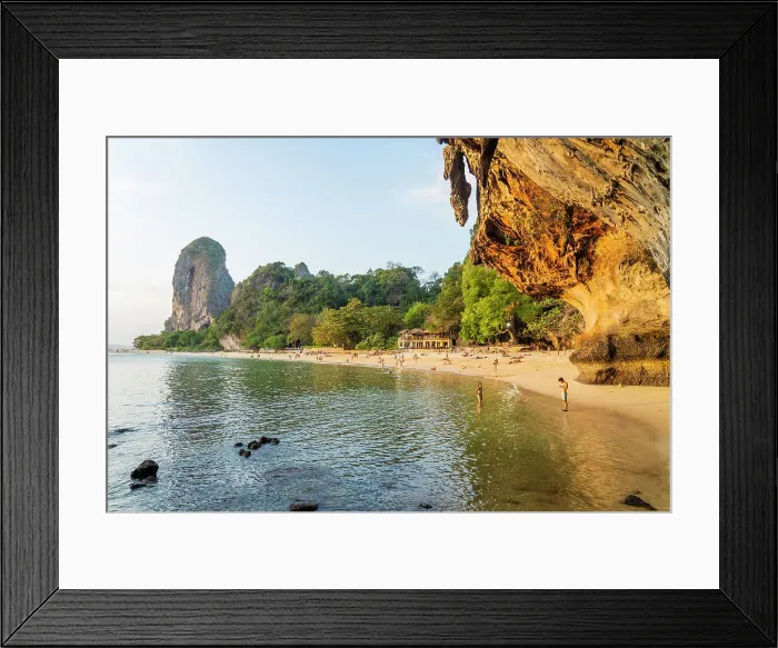 Framed Print : Phra Nang Beach seen from Phra nang Cave, Railay, Krabi, Thailand Framed Print : Phra Nang Beach seen from Phra nang Cave, Railay, Krabi, Thailand