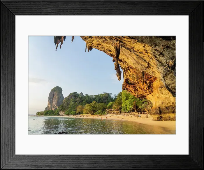 Framed Print : Phra Nang Beach seen from Phra nang Cave, Railay, Krabi, Thailand Framed Print : Phra Nang Beach seen from Phra nang Cave, Railay, Krabi, Thailand