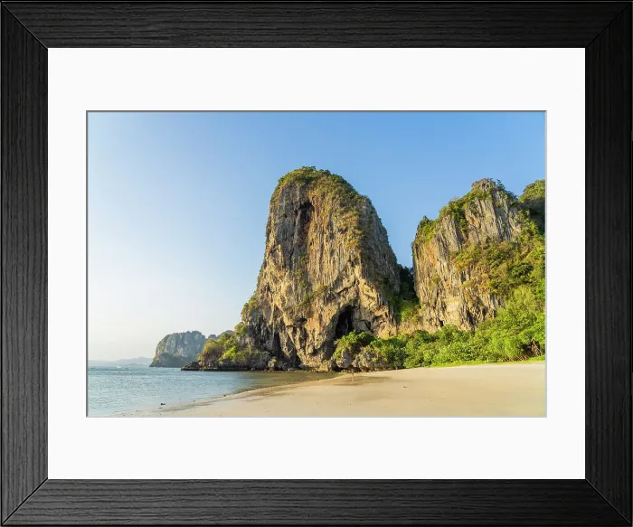 Framed Print : Phra Nang Beach, Railay, Ao Nang, Thailand
