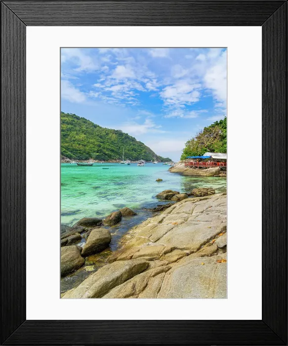 Framed Print : Coral Island, Thailand