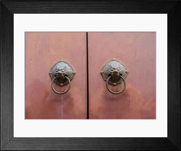 Framed Print : Door Knocker, Old Town, Phuket, Thailand Framed Print : Door Knocker, Old Town, Phuket, Thailand