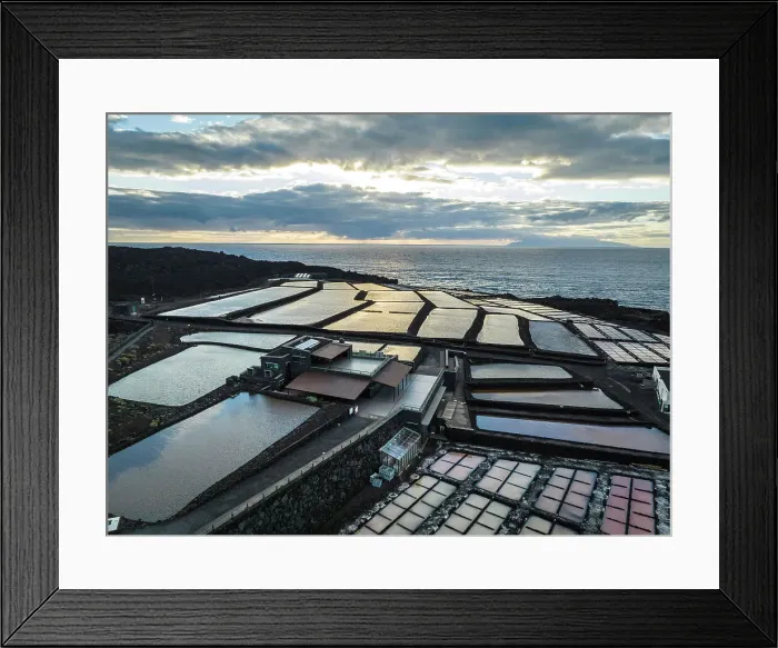 Framed Print : Spain, Canary Islands, La Palma, Fuencaliente, Saltworks Framed Print : Spain, Canary Islands, La Palma, Fuencaliente, Saltworks