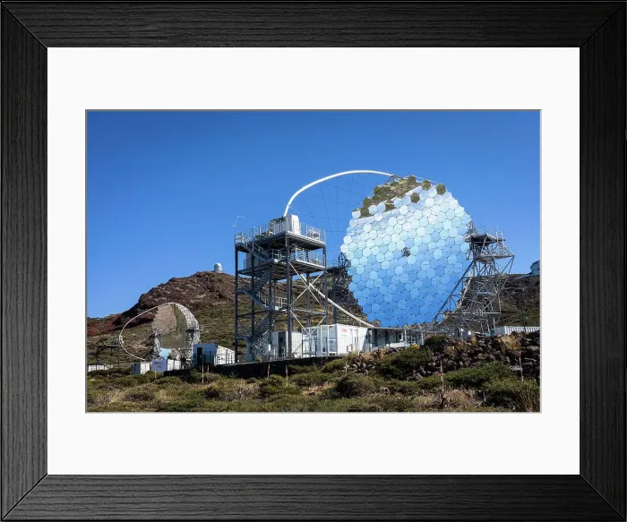 Framed Print : Spain, Canary Islands, La Palma, Garafia, Roque de los Muchachos, The Magic Telescopes Framed Print : Spain, Canary Islands, La Palma, Garafia, Roque de los Muchachos, The Magic Telescopes