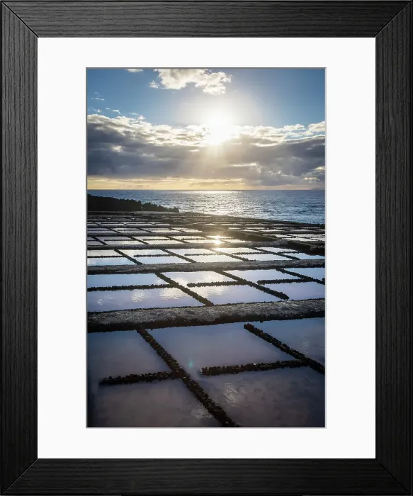 Framed Print : Spain, Canary Islands, La Palma, Fuencaliente, Saltworks Framed Print : Spain, Canary Islands, La Palma, Fuencaliente, Saltworks