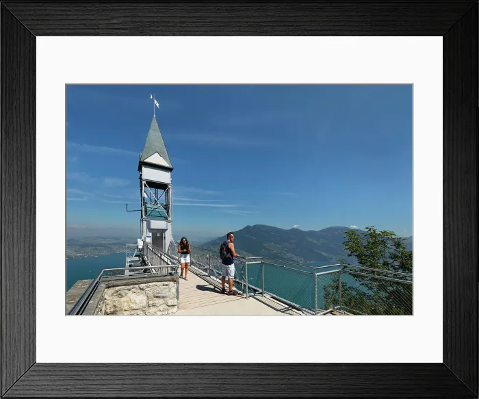 Framed Print : Hammetschwand Lift on Buergenstock Mountain, Canton Niewalden, Lake Lucerne, Switzerland Framed Print : Hammetschwand Lift on Buergenstock Mountain, Canton Niewalden, Lake Lucerne, Switzerland