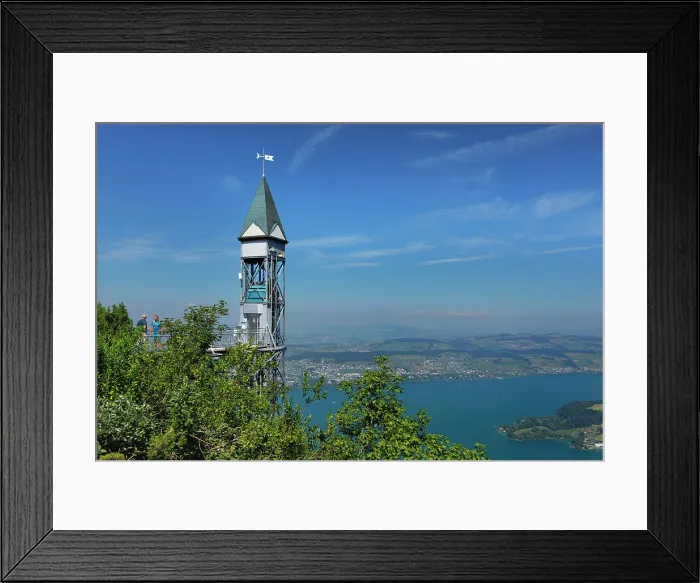 Framed Print : Hammetschwand Lift on Buergenstock Mountain, Canton Niewalden, Lake Lucerne, Switzerland Framed Print : Hammetschwand Lift on Buergenstock Mountain, Canton Niewalden, Lake Lucerne, Switzerland