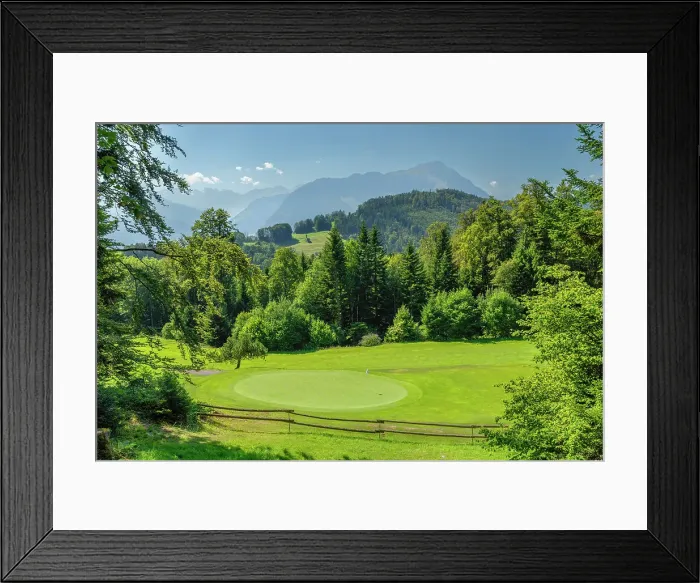 Framed Print : Golf course at Buergenstock Mountain, Canton Niewalden, Lake Lucerne, Switzerland Framed Print : Golf course at Buergenstock Mountain, Canton Niewalden, Lake Lucerne, Switzerland