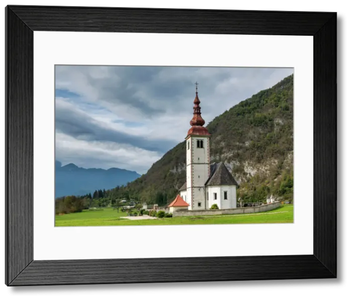 Framed Print : Assumption of Mary Church, Bitnje, Slovenia Framed Print : Assumption of Mary Church, Bitnje, Slovenia
