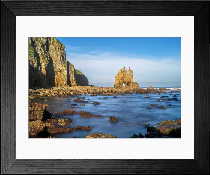Framed Print : Playa de Portizuelo, Luarca, Asturias, Spain Framed Print : Playa de Portizuelo, Luarca, Asturias, Spain