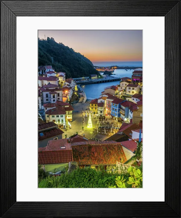 Framed Print : Cudillero, Asturias, Spain Framed Print : Cudillero, Asturias, Spain