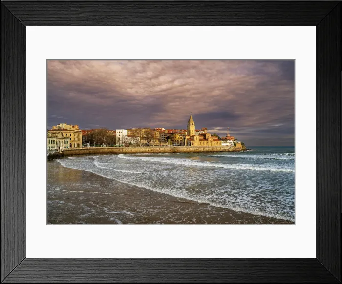 Framed Print : Gijon, Asturias, Spain Framed Print : Gijon, Asturias, Spain