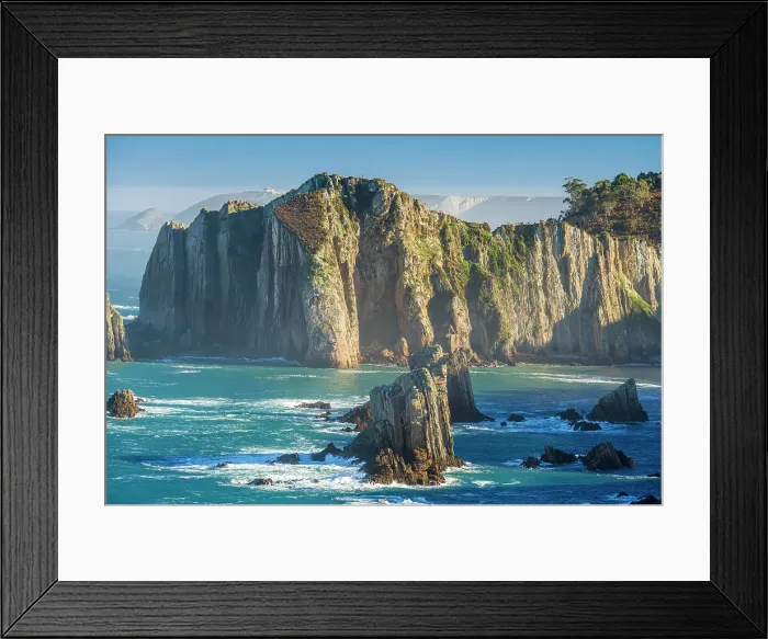 Framed Print : Playa del Silencio, Cudillero, Asturias, Spain