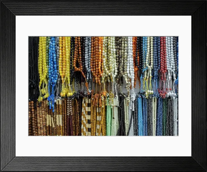 Framed Print : Prayer beads (tasbih), Souq Al Alawi, Al-Balad (historic old town), UNESCO World Heritage Site, Jeddah, Makkah Province, Saudi Arabia Framed Print : Prayer beads (tasbih), Souq Al Alawi, Al-Balad (historic old town), UNESCO World Heritage Site, Jeddah, Makkah Province, Saudi Arabia