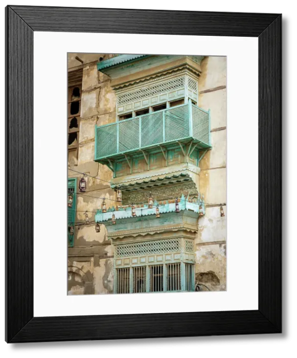 Framed Print : Ramadan decorations, Shafei Mosque, Al-Balad (historic old town), UNESCO World Heritage Site, Jeddah, Makkah Province, Saudi Arabia Framed Print : Ramadan decorations, Shafei Mosque, Al-Balad (historic old town), UNESCO World Heritage Site, Jeddah, Makkah Province, Saudi Arabia