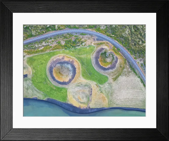 Framed Print : Old volcano and ashpalt road, near to Myvatn lake during a summer day, Iceland Framed Print : Old volcano and ashpalt road, near to Myvatn lake during a summer day, Iceland