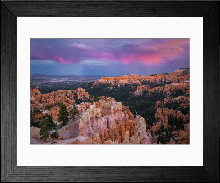 Framed Print : Sunset at Bryce Canyon National Park, Utah, USA Framed Print : Sunset at Bryce Canyon National Park, Utah, USA