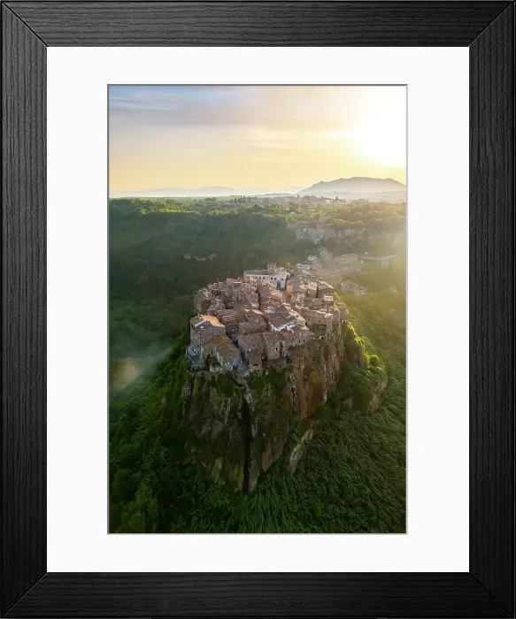 Framed Print : The small town of Calcata Vecchia at sunrise. Calcata, Viterbo district, Lazio, Italy Framed Print : The small town of Calcata Vecchia at sunrise. Calcata, Viterbo district, Lazio, Italy