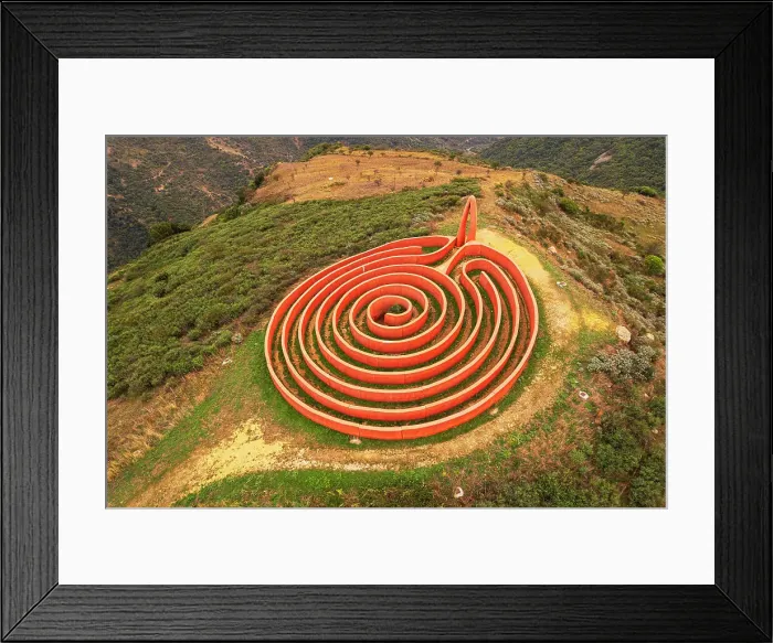 Framed Print : Aerial view of the labyrinth of Castel di Lucio, Castel di Lucio, Messina province, Nebrodi mountains, Sicily, Italy Framed Print : Aerial view of the labyrinth of Castel di Lucio, Castel di Lucio, Messina province, Nebrodi mountains, Sicily, Italy