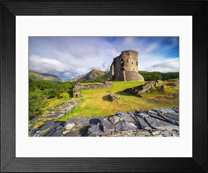 Framed Print : Dolbadarn Castle during summer, Gwynedd, Snowdonia National Park, Wales, United Kingdom Framed Print : Dolbadarn Castle during summer, Gwynedd, Snowdonia National Park, Wales, United Kingdom