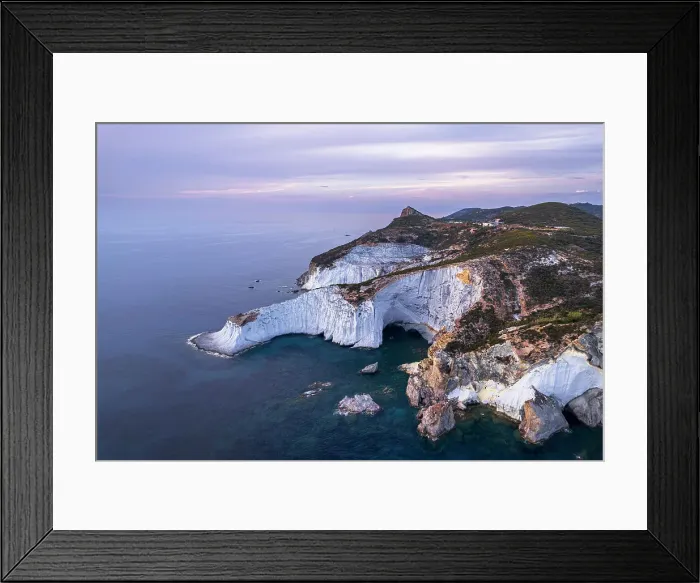 Framed Print : Capo Bianco promontory, the white chalk cliff on the west side of the island of Ponza, drone picture, Ponza island, Pontine islands, Tyrrhenian Sea, Latina province, Latium, Italy Framed Print : Capo Bianco promontory, the white chalk cliff on the west side of the island of Ponza, drone picture, Ponza island, Pontine islands, Tyrrhenian Sea, Latina province, Latium, Italy