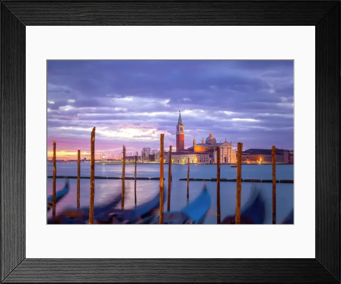 Framed Print : Riva degli Schiavoni with St. george Island on the backgrund, Venice, Veneto, Italy Framed Print : Riva degli Schiavoni with St. george Island on the backgrund, Venice, Veneto, Italy
