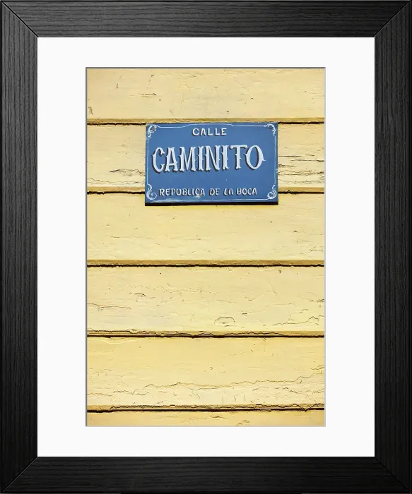 Framed Print : A fileteado art signboard in the Caminito de la Boca, Buenos Aires, Argentina Framed Print : A fileteado art signboard in the Caminito de la Boca, Buenos Aires, Argentina
