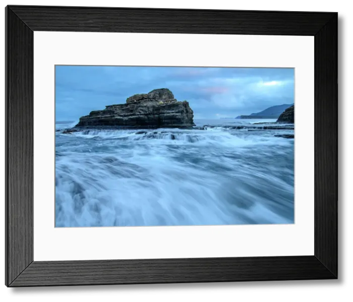 Framed Print : Australia, Tasmania, Eaglehwk Neck, Forestier Peninsula, Tessellated Pavement Framed Print : Australia, Tasmania, Eaglehwk Neck, Forestier Peninsula, Tessellated Pavement