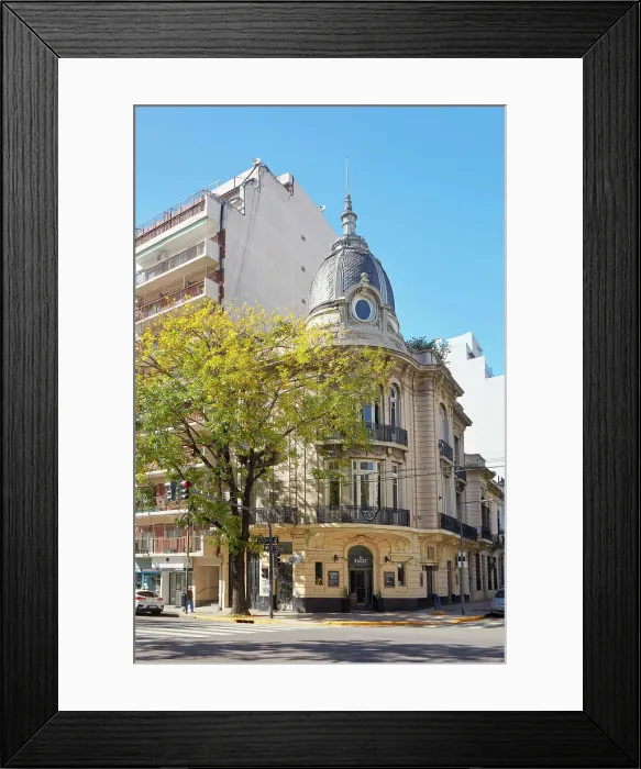Framed Print : A colonial architecture dome in autumn, Palermo, Buenos Aires, Argentina Framed Print : A colonial architecture dome in autumn, Palermo, Buenos Aires, Argentina