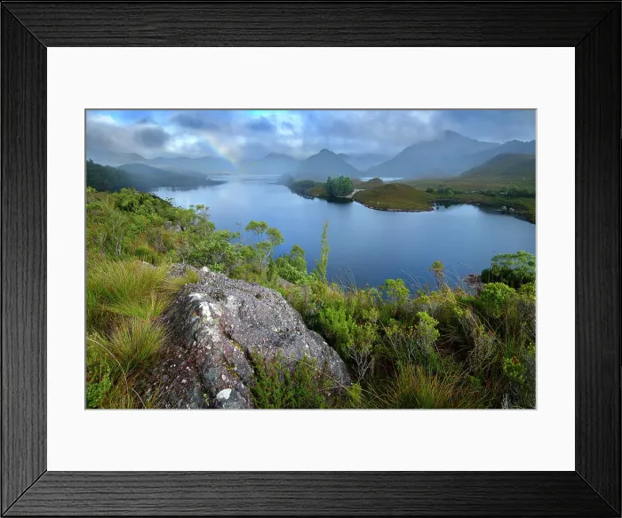 Framed Print : Australia; Tasmania; Queenstown, Lake Burbury Framed Print : Australia; Tasmania; Queenstown, Lake Burbury