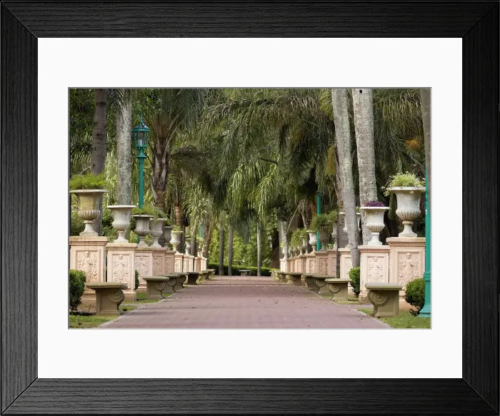 Framed Print : The monumental Lezama Park in San Telmo, Buenos Aires, Argentina