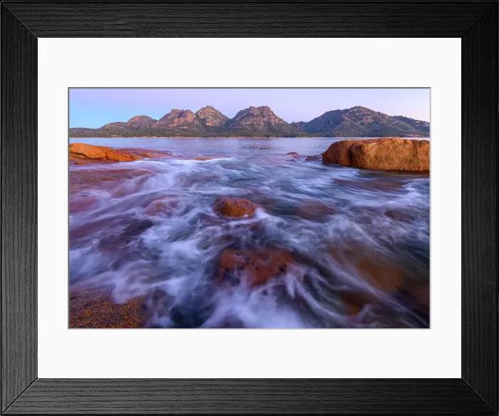 Framed Print : Australia, Tasmania, East Coast, Coles Bay, Freycinet National Park, The Hazards Framed Print : Australia, Tasmania, East Coast, Coles Bay, Freycinet National Park, The Hazards