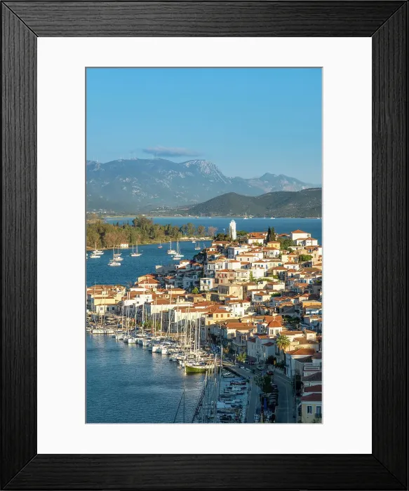 Framed Print : Poros Island, Saronic Islands, Greece Framed Print : Poros Island, Saronic Islands, Greece