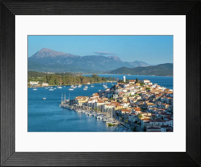Framed Print : Poros Island, Saronic Islands, Greece Framed Print : Poros Island, Saronic Islands, Greece