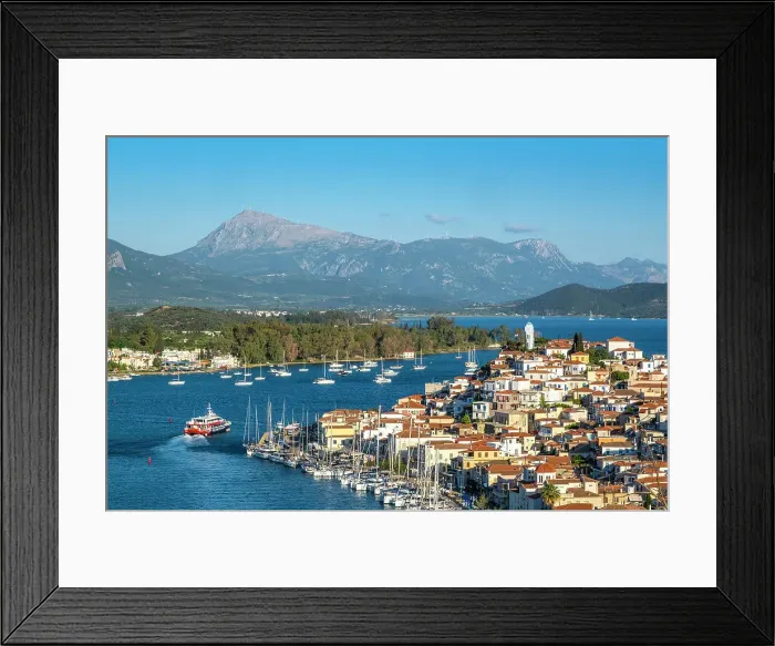 Framed Print : Poros Island, Saronic Islands, Greece Framed Print : Poros Island, Saronic Islands, Greece