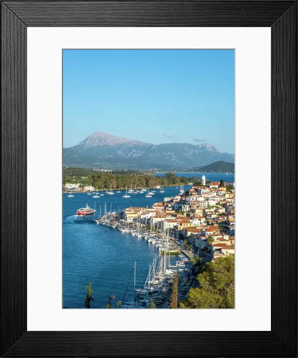 Framed Print : Poros Island, Saronic Islands, Greece Framed Print : Poros Island, Saronic Islands, Greece