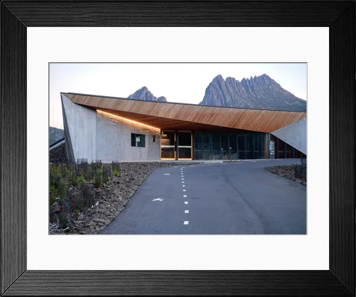Framed Print : Australia, Tasmania, Cradle Mountain, Lake St Clair National Park, Dove lake, Dove Lake Viewing Shelter, by Cumulus Studio Framed Print : Australia, Tasmania, Cradle Mountain, Lake St Clair National Park, Dove lake, Dove Lake Viewing Shelter, by Cumulus Studio