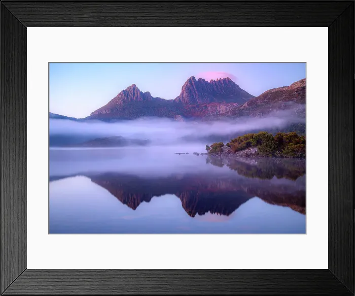 Framed Print : Australia, Tasmania, Cradle Mountain, Lake St Clair National Park, Dove lake Framed Print : Australia, Tasmania, Cradle Mountain, Lake St Clair National Park, Dove lake