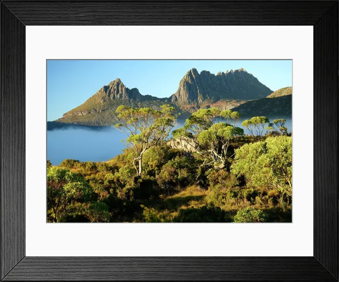 Framed Print : Australia, Tasmania, Cradle Mountain, Lake St Clair National Park, Dove lake Framed Print : Australia, Tasmania, Cradle Mountain, Lake St Clair National Park, Dove lake