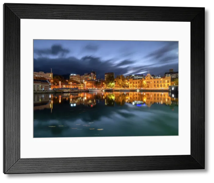Framed Print : Australia, Tasmania, Hobart, Skyline Framed Print : Australia, Tasmania, Hobart, Skyline