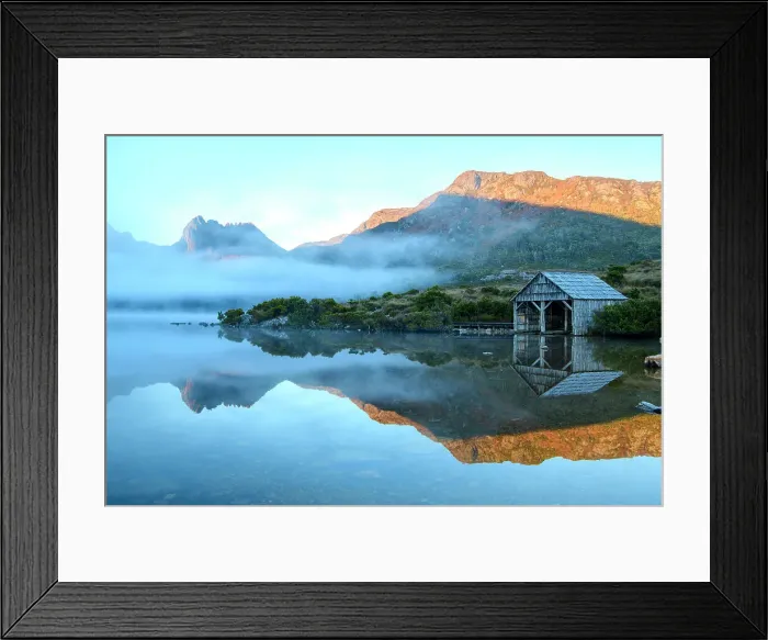 Framed Print : Australia, Tasmania, Cradle Mountain, Lake St Clair National Park, Dove lake Framed Print : Australia, Tasmania, Cradle Mountain, Lake St Clair National Park, Dove lake
