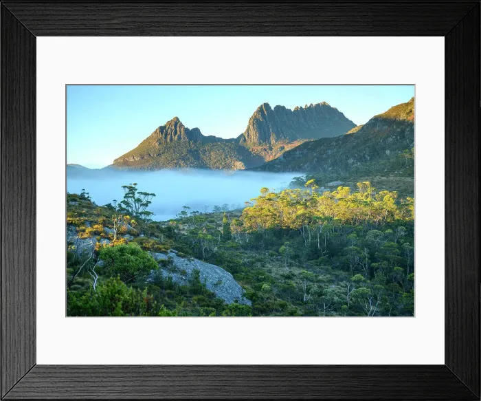 Framed Print : Australia, Tasmania, Cradle Mountain, Lake St Clair National Park, Dove lake Framed Print : Australia, Tasmania, Cradle Mountain, Lake St Clair National Park, Dove lake