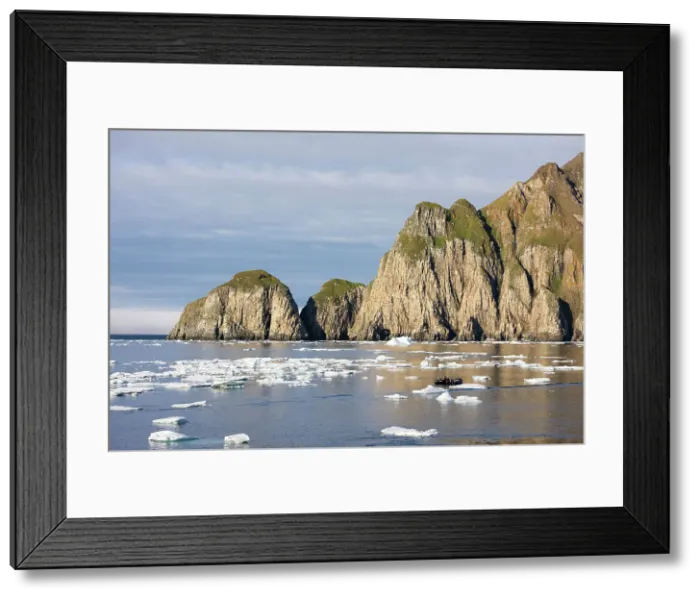 Framed Print : Coburg Island, Nunavut, Canada, Arctic Circle